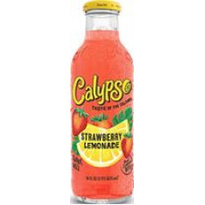 PF4050 / Calypso Strawberry / Erdbeere Limonade - Flasche à 473ml - ohne Landessprache Sticker / 12 STK PRO KARTON 