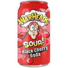 WH248065 / Warheads Black Cherry Sour Soda - 355ml - ohne Landessprache Sticker / 12 stk pro Karton