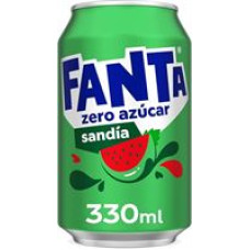 PF4440 /  Fanta Watermelon ZERO Dose - 330ml - ohne Landessprache Sticker 24 stk pro Karton