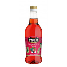 PT7135 / Ponti Aceto di Vino Rosso/Rot 6% 500ml PET 12 Stk pro pack