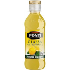 PT8959 / Ponti Glassa Gastronomica Succo di Limone Glutenfrei PET 220g 6 Stk